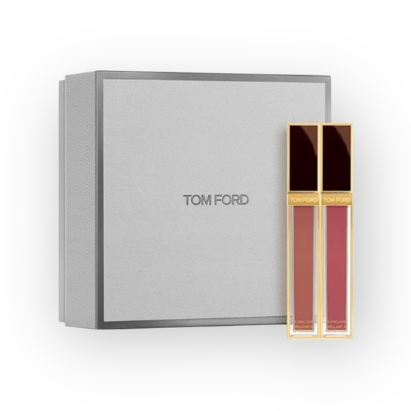 Tom Ford Other - new Tom Ford 𒀮 Gloss Luxe Lip Duo Gift Set 𒀮 08 Inhibition / 22 Sunrise Pink 𒀮